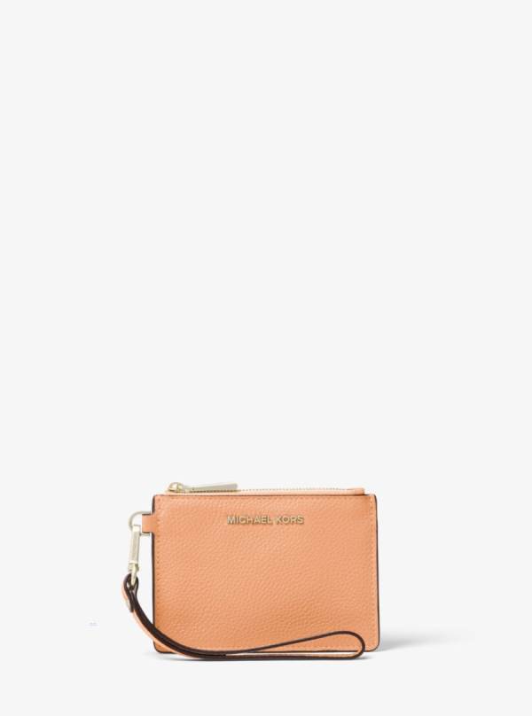 Damske Penazenky Michael Kors Pebbled Leather Coin Purse Žlté - Doplnky Michael Kors Akcia | ZFLDY-3829